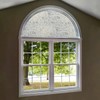 PROTINT WINDOWS Precut Elegant Flower Arched Window Film Shade, Self