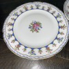 Bernardaud Limoges Chateaubriand Blue Footed Coffee Cup W/saucer And Bread