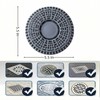 WJCCLYJC 5.5 in Shower Hair Drain Catcher with Weighted Metal