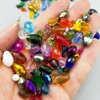 YUEXIGO 100pcs 8x12mm Teardrop Crystal Glass Beads for Jewelry Making,