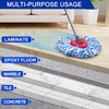 JEHONN Spin Mop Replacement Heads, Base, Handle for O-Cedar EasyWring
