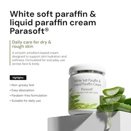 Parasoft Cream for dry skin, Paraben free with Aloe vera extract (500 gm)