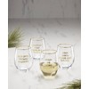 Cambridge Barware Hydration, Stemless Wine Glasses, Dear Santa