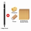 SMOOTHERPRO Bolt Action Metal Pencil Retractable Machinery Graphite Pencils with