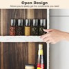 Nisorpa 3 Tier Spice Rack Wall Mount, Rustic Burnt Wood