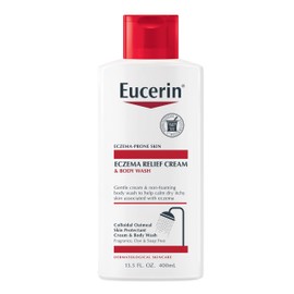 Eucerin Eucerin Eczema Relief Cream Body Wash, Eczema Body Wash with Colloidal Oatmeal, Ceramide-3 and Licorice Root Extract, 13.5 Fl Oz Bottle