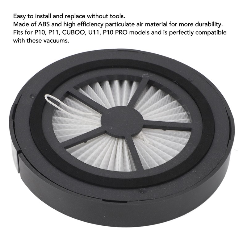 Filter Element ABS Easy to Install Vacuum Cleaner Filters Spare