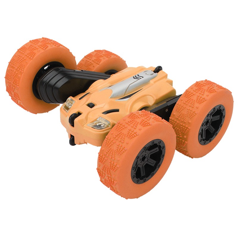 Remote Control Mini Plastic Light Double sided Electric 360°Rotation Car