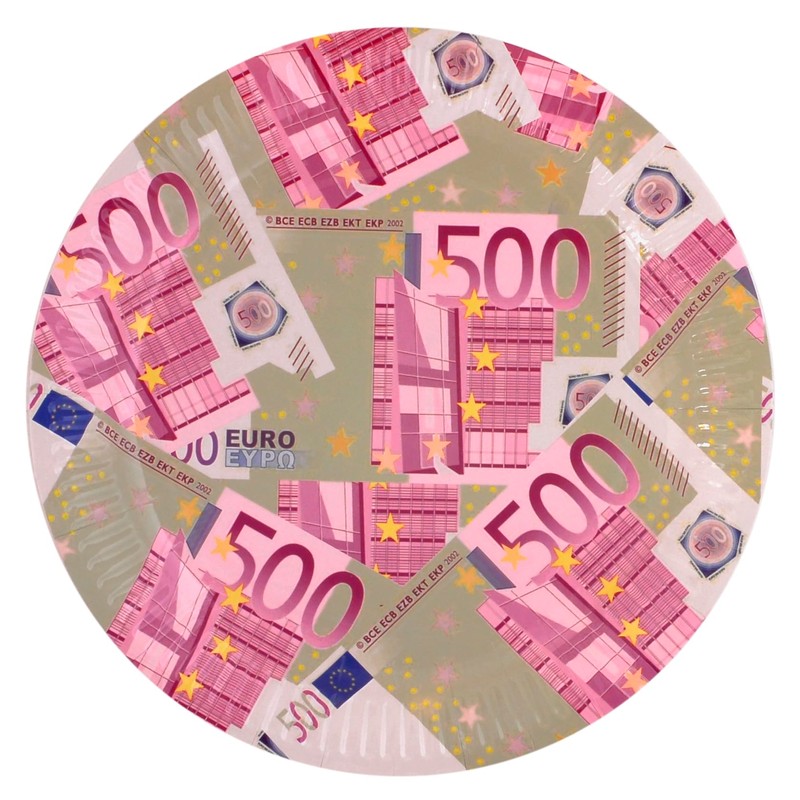 CUCUBA 16 Large Paper Plates Party Tableware Birthday Theme 23cm