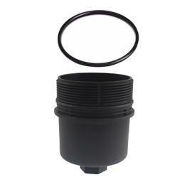 CarGeeaa LR013147 Oil Filter Cover Plate Compatible with Land Rover L405 L320 L494 2009-2022 3.0 4X4 Compatible with Jaguar X351 L319 2009-2018 Peat# JDE11366 157095 9X2Q-6737-AA