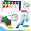 TOMMYHOME Magnetic Ten Frame Set of 74 PCS,Kindergarten Math Classroom