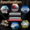 Seamaka 350A 12V-48V Bus Bar Marine Power Distribution Block with