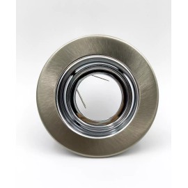 metro lighting 4 Pack,3 Inch  Chrome Reflector Satin Nickel Ring Recessed Can Trim 3002SN/CH