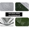 Tarp Heavy Duty Waterproof 5x5ft,TEZONG Silver Poly Tarp Plastic Outdoor