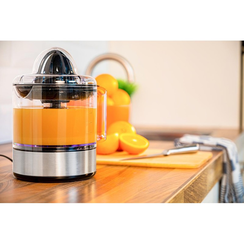 ALPINA Lemon Squeezer, 30 Watt, 800 ml, Stainless Steel Design