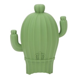 Hot Water Bottle Silicone Hot Cold Compress Pain Reduce Explosion Proof Cute Cactus Shape Hot Water Bag 500ML Green