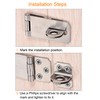MECCANIXITY 6 Inch Stainless Steel Thick Door Latch Hasp Lock