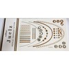 2 Packs of Assorted Gold Silver Metallic Temporary Tattoos Jewellery