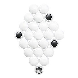 MAGNET Expert Ltd 20 x 7.5mm Small Notice Board/ Planning Magnets for office and Fridge - White (Pack of 24)