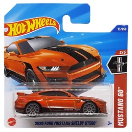 Hot Wheels - 2020 Ford Mustang Shelby GT500 - Mustang 60th 2/5 - JBB16 - Short Card - Orange - Mattel 2025-1:64