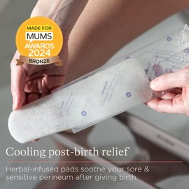 Lansinoh Padsicles Postpartum Cooling Pads - 8 Pack - Infused with Aloe Vera & Witch Hazel Pads Postpartum Essentials - Soothing & Cooling Relief Post-Birth