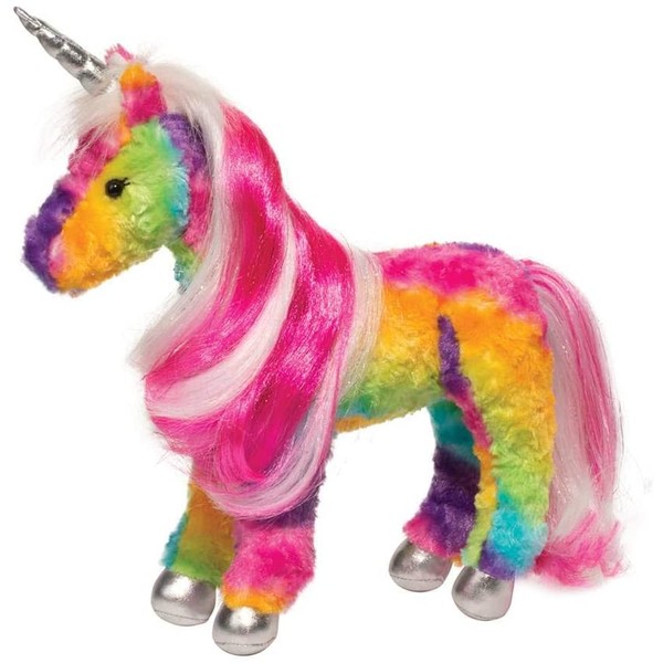 Douglas Joy Rainbow Princess Unicorn Plush Stuffed Animal