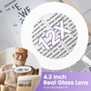 NUEYiO 12X Magnifying Glass with Light and Stand, 3-Color Stepless