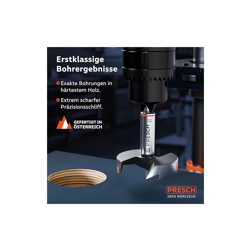 Presch Forstner drill bit, diameter 60 mm, extremely sharp, durable