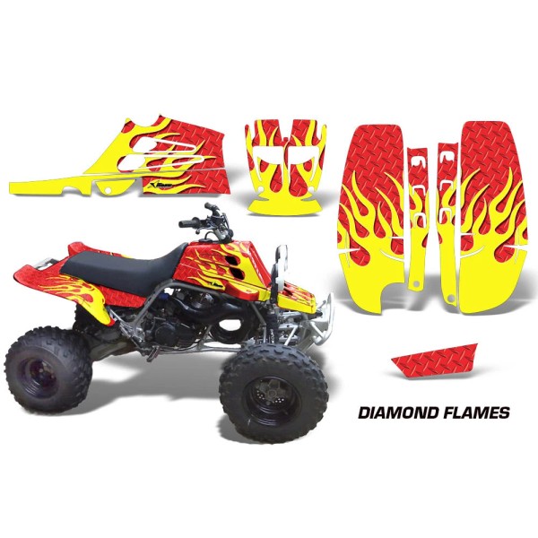 AMR Racing ATV Decal Graphics Kit Quad For Yamaha Banshee