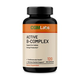 CGM labs Active Active B Complex 120 Veggie Capsules, 1 unit, 120 tablets / CGM labs 활성형 Active B컴플렉스 120 베지캡슐, 1개, 120정