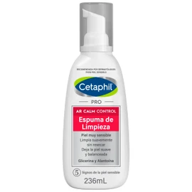 Cetaphil PRO AR Calm Control Espuma de Limpieza, Limpia y Calma el Ardor de Piel con Enrojecimiento Recomendada por Dermatólogos para Piel Sensible - 1 pieza de 236 ml