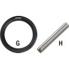 HAZET O-Ring 1100S-G2260 Square Solid 25 mm (1 Inch) Diameter