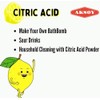 AKSOY Citric Acid Food Grade 1000gr || Non-GMO, Anhydrous, Make