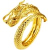 The Charmery Chinese Gold Dragon Phoenix Ring Adjustable Rings Jewelry