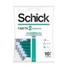 Schick Exacta2 Sensitive - Navaja desechable, 10 unidades (1 unidad)