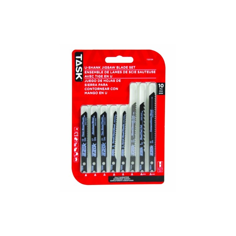 Task T22124 10-Piece Jigsaw Blade Set