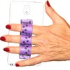 LAZY-HANDS 3-Loop Phone Grip - FITS Most - Paws Purple