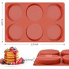 Ocmoiy 4 Inch Silicone Egg Molds for Baking/Jumbo Muffin Top