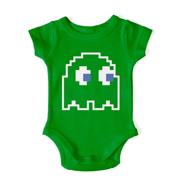 8-Bit Video Game Ghost Group Halloween Costume Baby One Piece