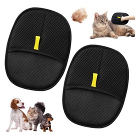 TOPZFL 2 Stück Tierhaarentferner Handschuh,Wiederverwendbare Haarentfernungshandschuh,2025 New Fell Magnet Handschuh,für Katzen & Hunde Reinigung,Haarentfernung.