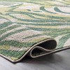 nuLOOM Cali Abstract Leaves Runner Rug, 2' x 6', Green
