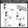Guinzaglio per Cani Regolabile 2m per Cani Di Taglia Grande