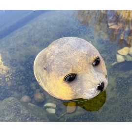 LB H&F Pond Figurine Sea Dog Seal Pond Decoration Mini Pond Garden Pond Decorative Figure Garden Pond Decorative Animal Swimming Figure