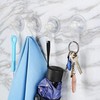 1st Choice Clear Plastic Suction Cup Hooks, 12 Pack Ultra