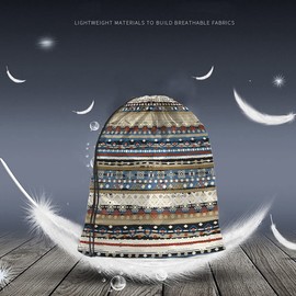 Beabes Bohemian Retro Stripes Drawstring Bags Backpack Bag Boho Design Tribal Print Ikat Ethnic Pattern Rustic Sport Gym Sack Drawstring Bag String Bag Yoga Bag for Men Women