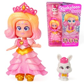 KOOKYLOOS Princess Series Dream Wonderland Collectible Doll from the Princess Series Includes Doll, Clothes and Shoes for Princess, Accessories and Pets. 1 Doll, 3 Different Faces