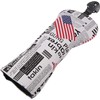 1pc UK USA Waterproof Headcover Driver Cover Wood Cover Utility