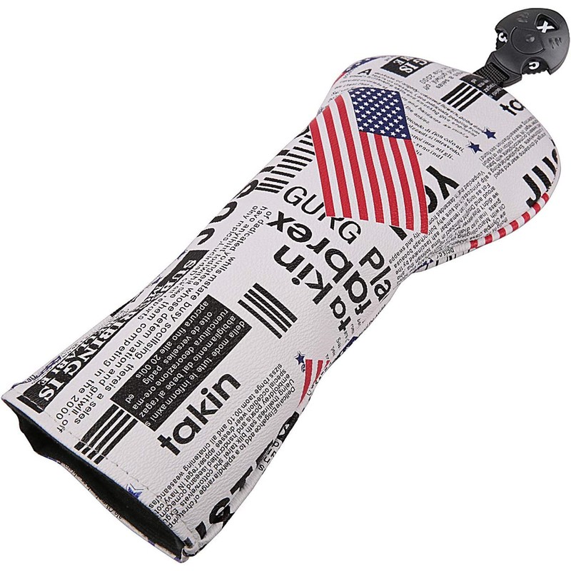 1pc UK USA Waterproof Headcover Driver Cover Wood Cover Utility