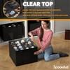 SpaceAid Shoe Organizer for Closet, 2 Pack Foldable Shoe Storage