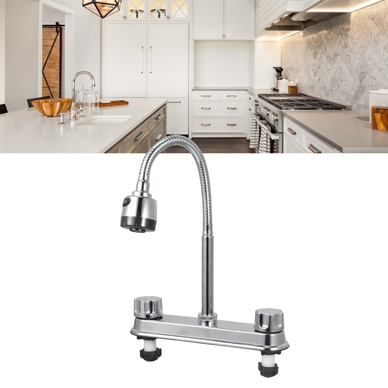 Kitchen Sink Faucet Professional Modern Simple Style Cold Hot Dual